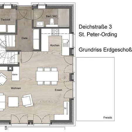 Doppelhaushaelfte Hygge Holiday home